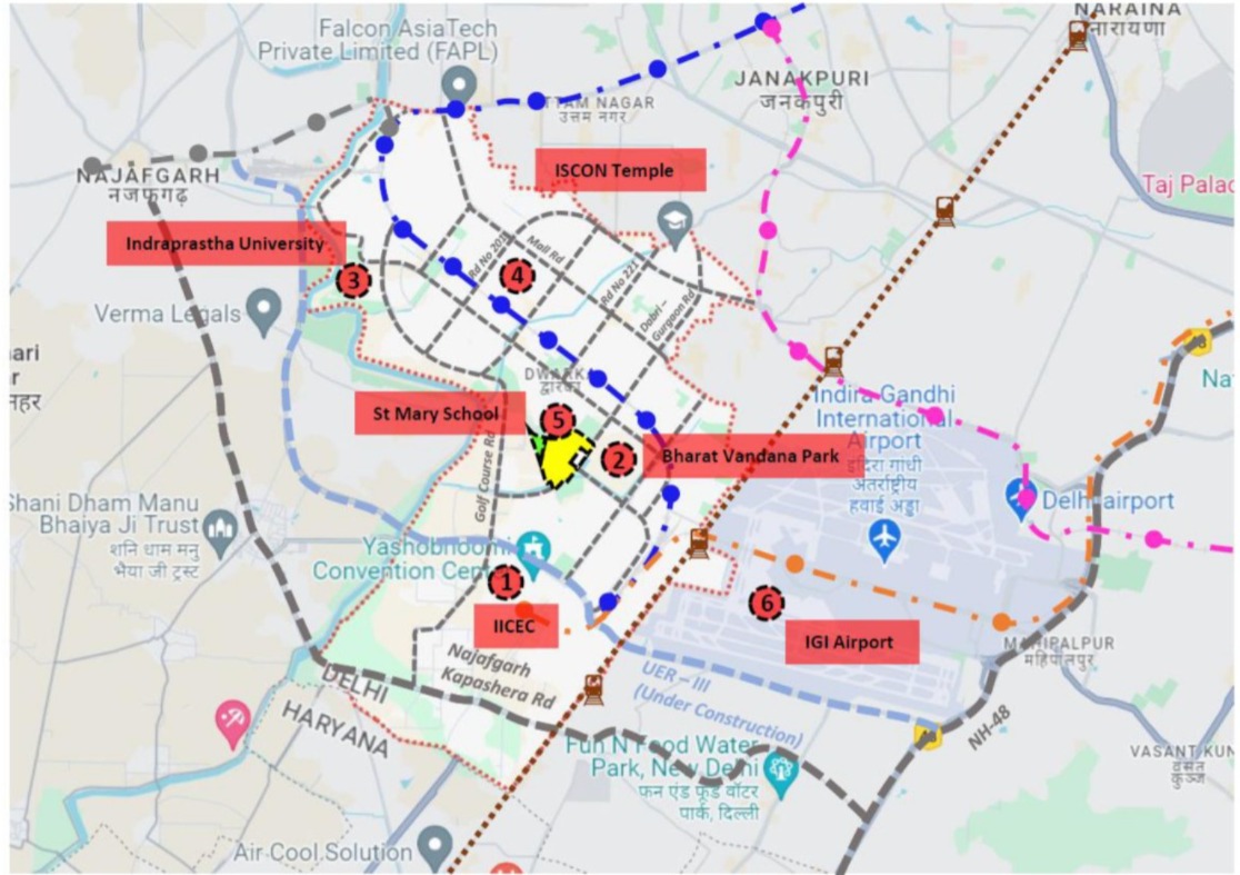 Location Map Area